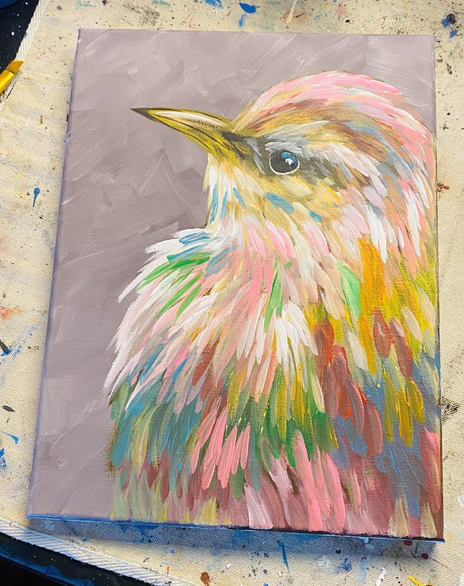 _scottclarke's tweet photo. 2/2hr 2sday painting 2torials #scottclarke #acrylicpaintingclass #teachingartist #feelgoodart #gratitude #aacc #artlife #scottclarkestudio #distancelearning #artwithseniorcitizens #bird #japanese #geisha #onlineart #aacomd #annapolismaryland #heARTist #artrageouz #sharingmygift https://t.co/KRu5bt4A8U