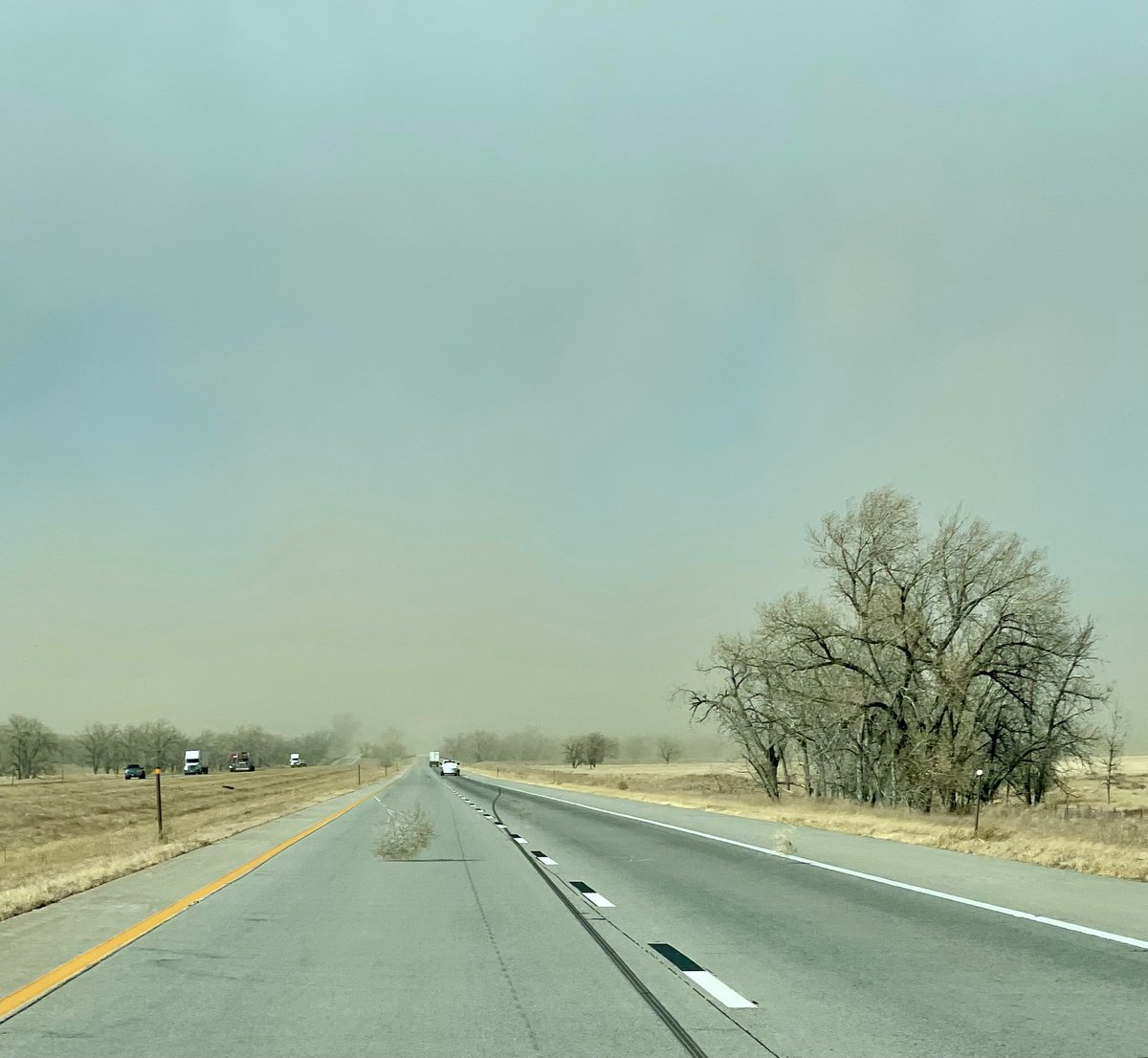 citybloks's tweet photo. While the rest of us are sitting at our desks, management keeps texting us pictures of dust storms and tumbleweeds, captioned: “@EthereumDenver OR DEATH.” https://t.co/fry6dV1d8w