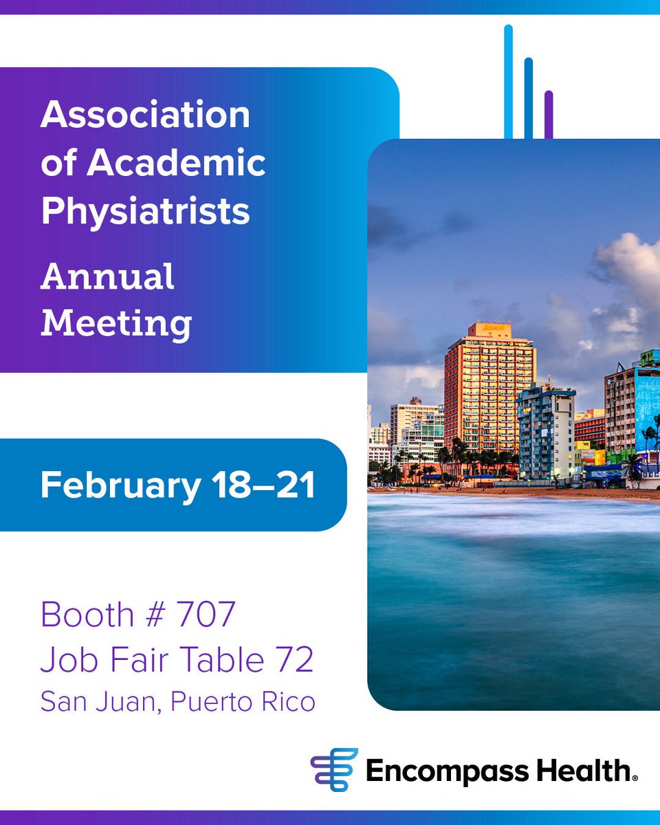 EH_Physicians's tweet photo. Who’s coming to #Physiatry26 !? Members of our team are there and are looking forward to welcoming you all at our booth! Stop by and see us! https://t.co/H3G9YY0dvf