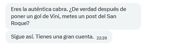 Esta cuenta va de esto, porque se puede hablar de todo el fútbol. Bienvenid@s a l@s nuev@s.