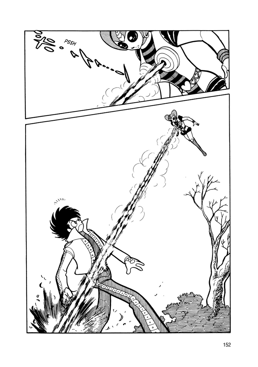 th_0896's tweet photo. Apesar das ressalvas dessa adaptação do Koichi Sakamoto de 009-1, eu sempre dou risada quando vejo q adaptou a "tetralhadora", uma arma utilizada pela Mylene no mangá original de 009-1 e q tbm aparece em outras obras do Ishinomori como Kikaider onde a Bijinder tbm tem essa arma. https://t.co/1QuA7eGEeT