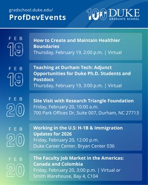 Duke Graduate School tweet media