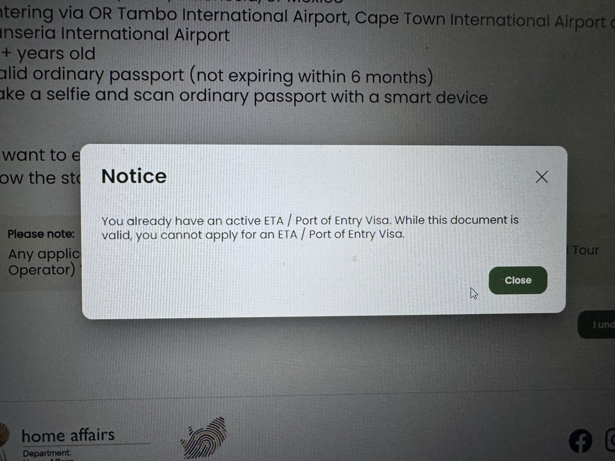 mav_shaikh's tweet photo. Today am trying to apply ETA visa but don’t know just showing this error again and again @HomeAffairsSA please help me https://t.co/Ymd2hWvyCi