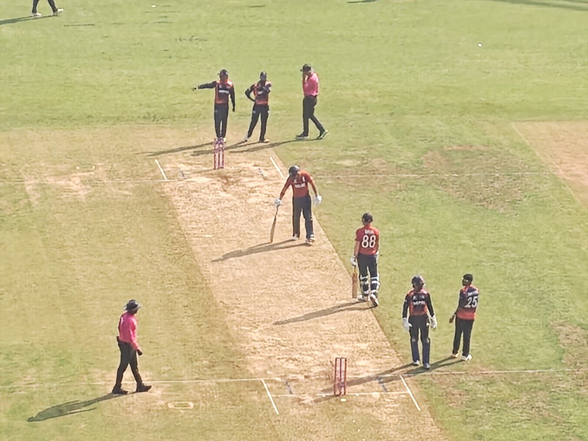 Mahi0154's tweet photo. Nepal missed it against @englandcricket but today they made it happen 

Cheers to Scotland they made their participation count !!

#T20WorldCup https://t.co/PGTpS0d0LH