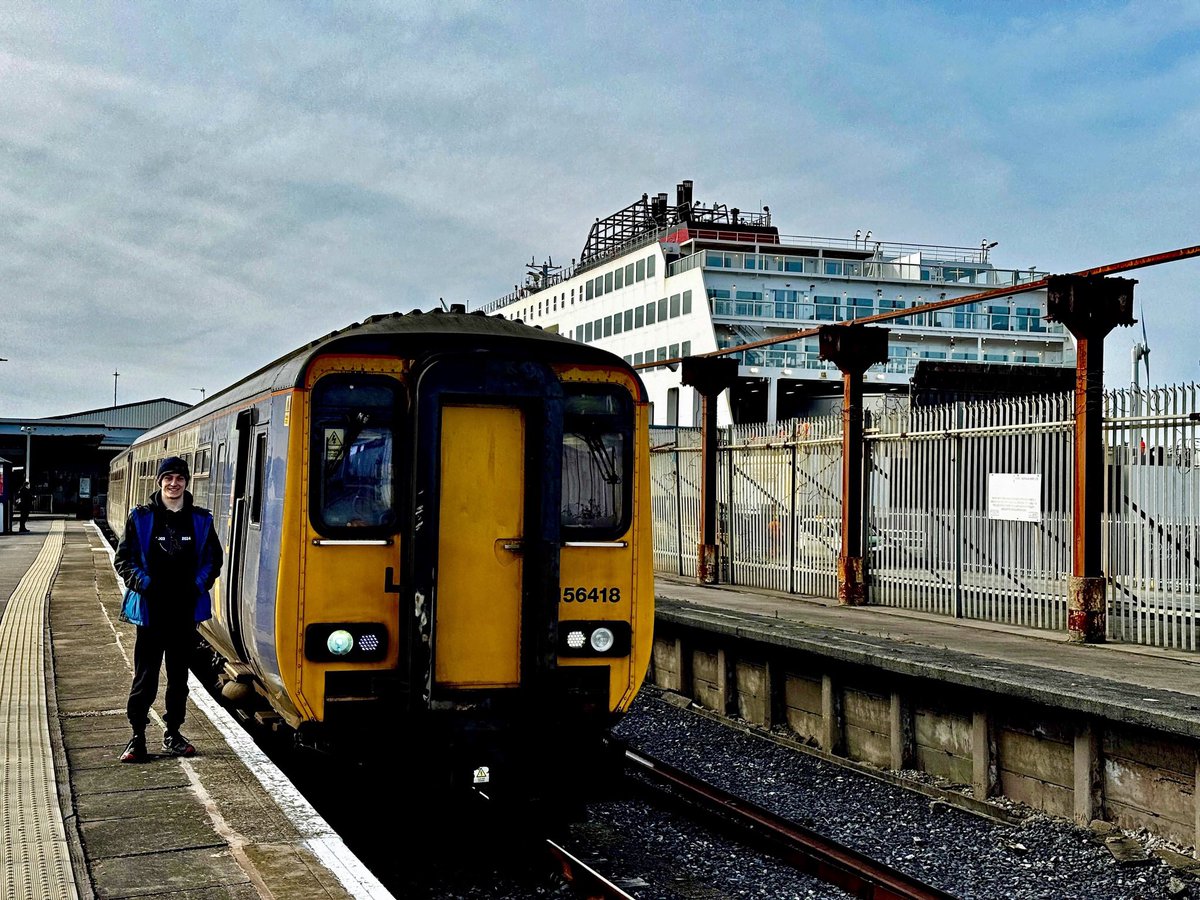 Curiosity got the better of us, so the boy &amp; I took the train to one of the UK’s least used (and grimmest) stations. Who recognises it?