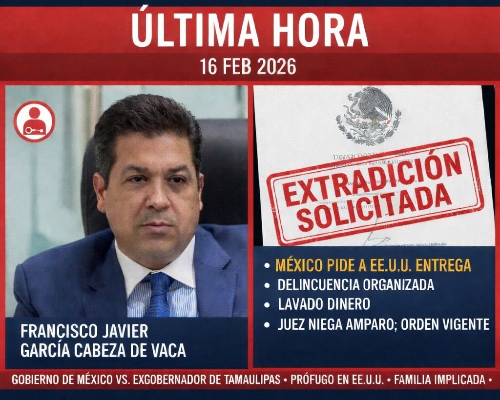 #BREAKING !!!!!

Alerta máxima en el <a href="/PRI_Nacional/">PRI</a> saben que si cae <a href="/fgcabezadevaca/">Fco. Cabeza de Vaca</a> el efecto dominó irá por <a href="/alitomorenoc/">Alejandro Moreno</a> 

A cabeza de vaca lo van a terminar arrestando pronto. <a href="/USAmbMex/">Embajador Ronald Johnson</a> <a href="/FBIDirectorKash/">FBI Director Kash Patel</a> <a href="/INTERPOL_HQ/">INTERPOL</a> 

Entréguenos a nuestros narcopolíticos para ser juzgado como