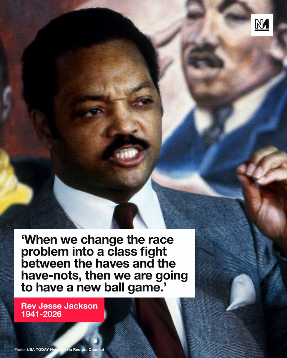 Jesse Jackson, one of the most prominent civil rights activists of the 20th century, has died aged 84.

A protege of Martin Luther King Jr, Jackson’s campaigns focused on improving the financial situation of African Americans.

As part of the Operation Breadbasket campaign in