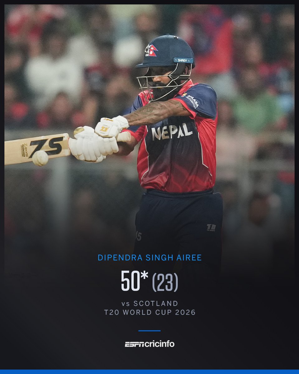 Dipendra Singh Airee, Nepal's 'Tiger', gets the Cardiac Kids over the line with a superb fifty 💪