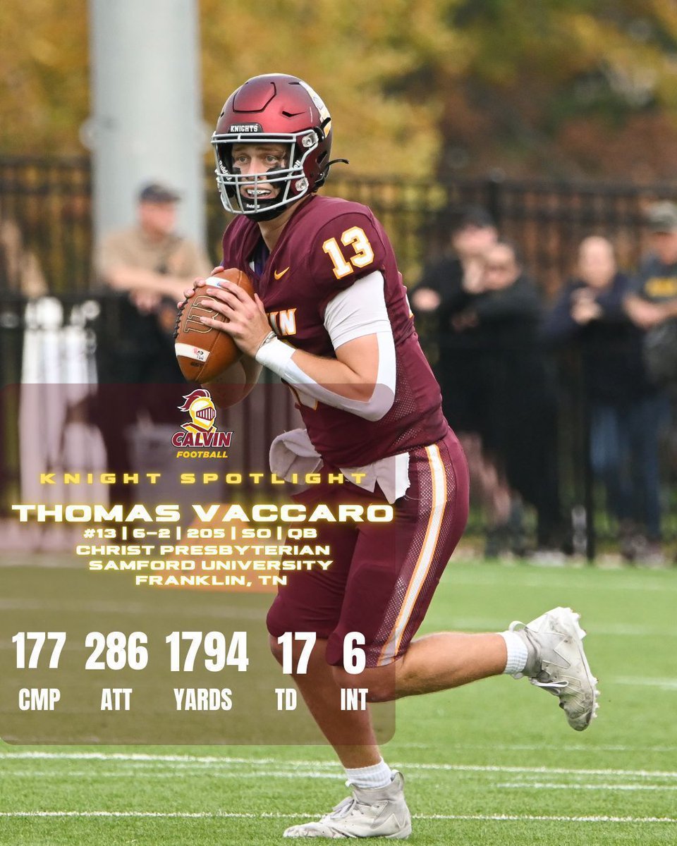 Calvin Knights Football tweet media