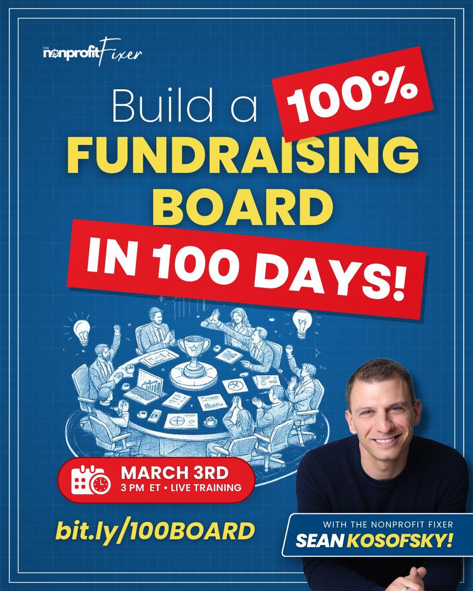 Sean Kosofsky, The Nonprofit Fixer tweet media