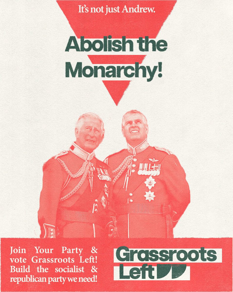 Grassroots_Left's tweet image. We’re not in the business of triangulation and appeasing the media class.

That means replacing capitalism with socialism, that includes getting rid of this lot! ✊

Grassroots Left are fighting for a truly democratic socialist Your Party - join us! 💪🚩