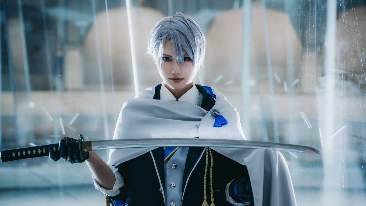 Cosplay*山姥切長義
　
重文記念日おめでとう！
　
𝐏𝐡𝐨𝐭𝐨:はなさん
#2月18日は山姥切長義旧国宝指定日
#2月18日は山姥切長義重文記念日