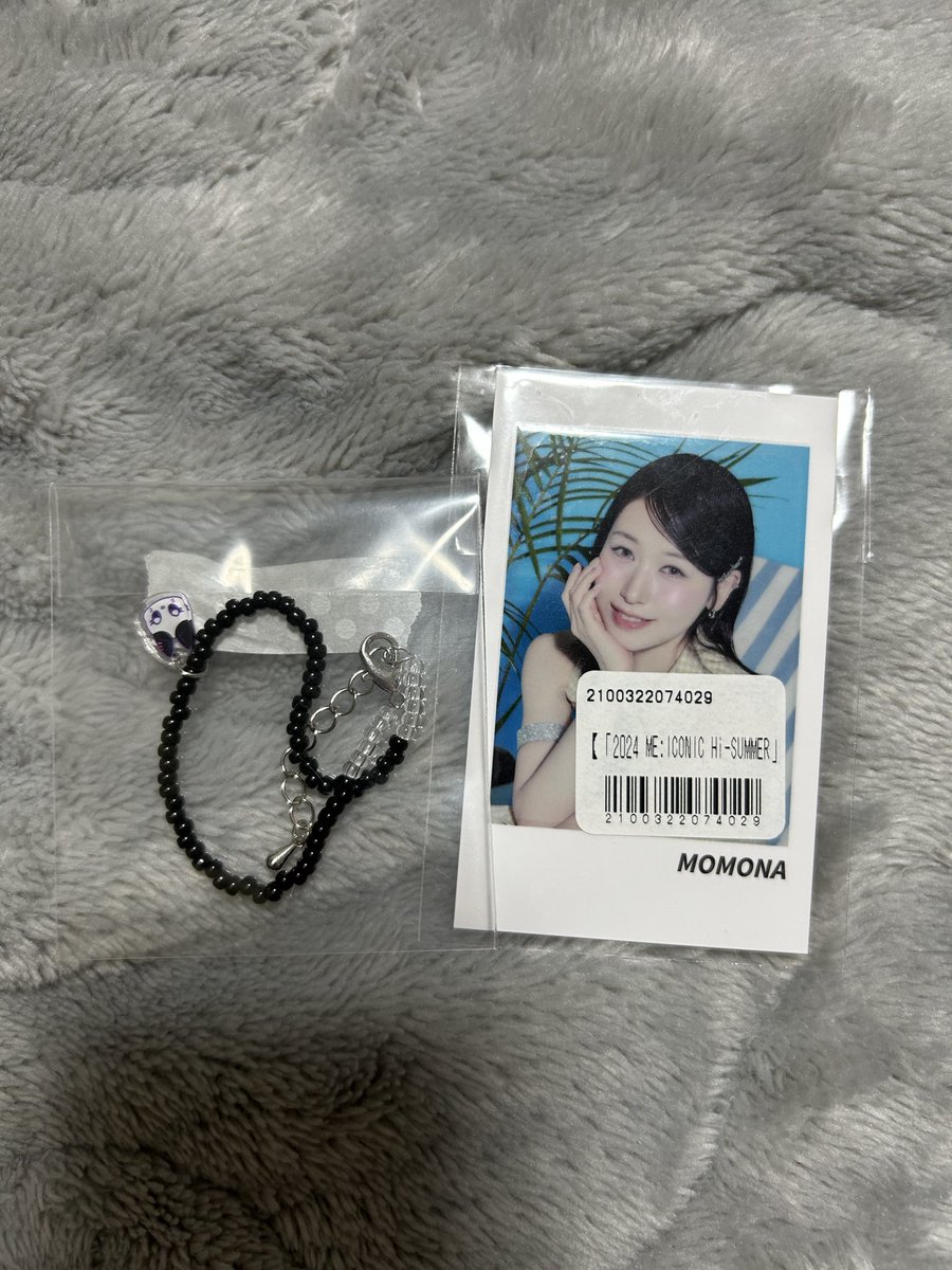 g_vibesonly's tweet photo. ME:I トレカ グッズ 買取 譲渡

譲：Hi-Summerオンラインくじ・Ｃ賞 ビーズブレスレット 笠原桃奈

求：買取（PayPay、銀行振込、フリマサイト）
      
📮郵送
フリマサイト最安値以下可能

検索からお気軽にお声掛け下さい！

 #ME_I_買取 #ME_I買取  #ME_I譲 #ME_I交換  #ME_I_交換  #笠原桃奈 https://t.co/LgS9vzdzB8