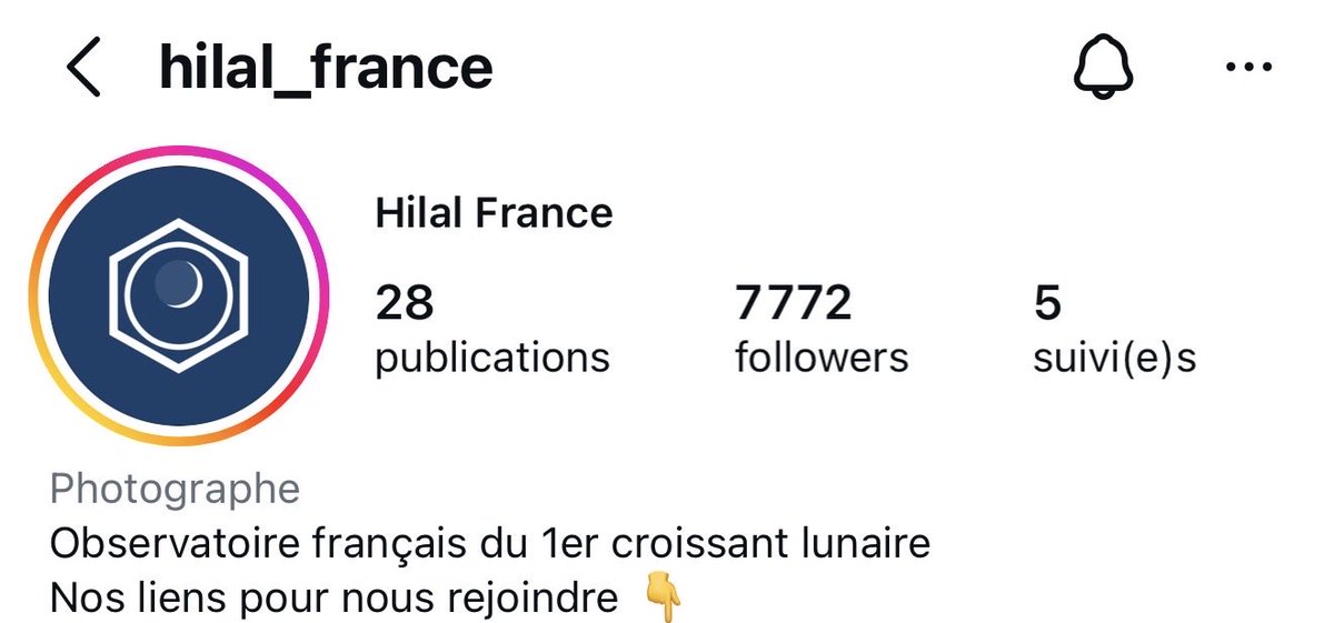 Alkanz's tweet image. Vous en avez assez du cafouillage de dates quand arrive #ramadan ?

Suivez et soutenez #HilalFrance, l’observatoire français du croissant lunaire 

Plus vite, il sera soutenu, plus vite nous résoudrons ce problème ensemble.