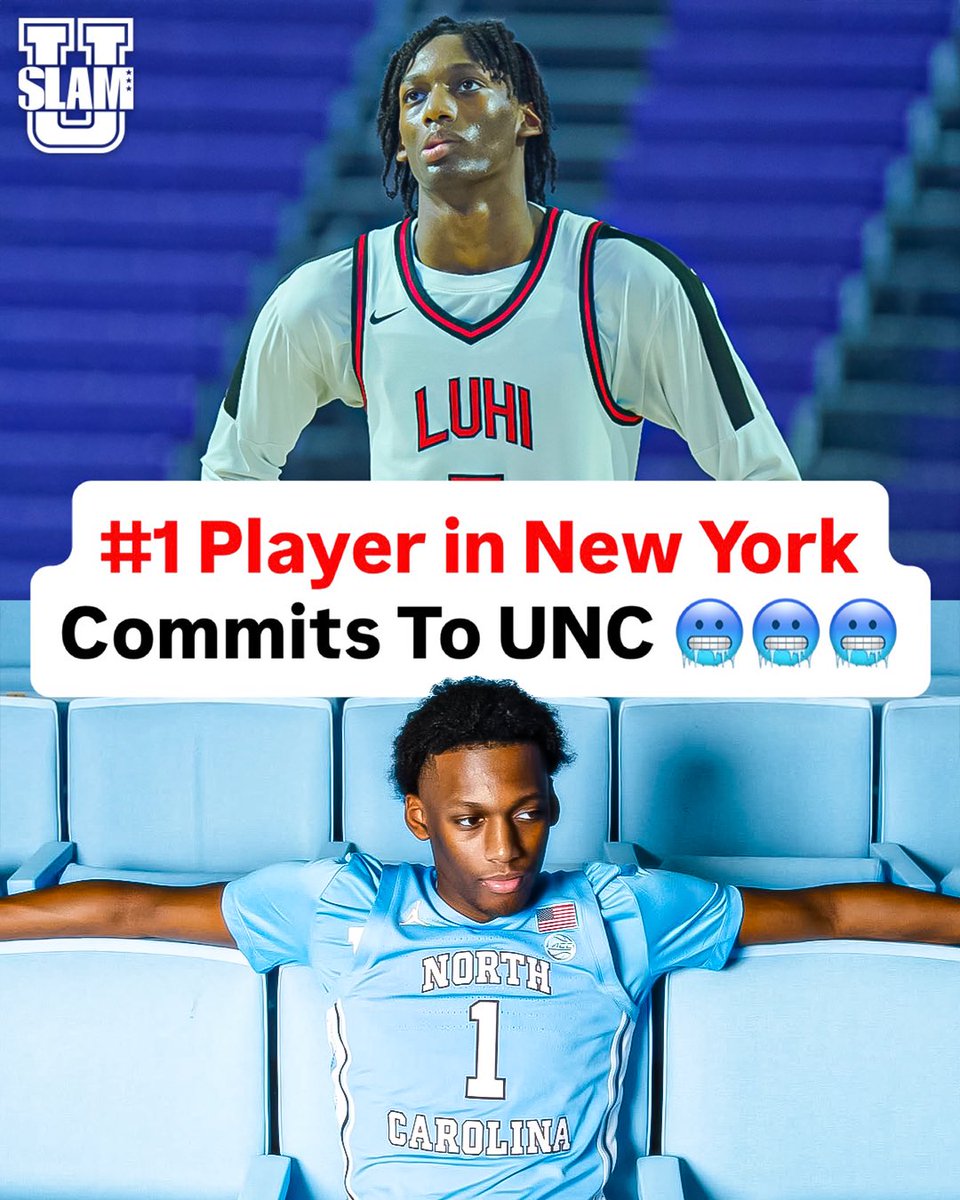 SLAM_HS's tweet image. The #1 player in NYC just committed to UNC 🚨🔥

5⭐ PG Dylan Mingo is #9 overall in ESPN’s 2026 rankings. @_Dylanmingo @slam_university