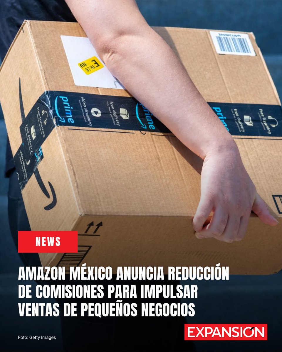 ExpansionMx's tweet photo. 📦¿Vender en línea será más barato para miles de negocios?
Amazon México anunció una reducción en las comisiones que cobra a las pequeñas empresas por vender y enviar sus productos desde su plataforma. En los artículos de menos de 299 pesos, el cobro por almacenamiento y envío bajará en promedio 51%, y también desaparecerán los cargos extra por ofrecer pagos a meses sin intereses en productos más caros.

La idea es que las PyMEs ganen más por cada venta y puedan ofrecer envíos rápidos sin subir precios.

Además, la plataforma dará 12 meses sin cuota mensual a nuevos vendedores y reducirá la suscripción para quienes facturen menos de 26,000 pesos al mes, en un intento por acelerar la formalización y el crecimiento de pequeños negocios.

👉Te invitamos a leer la nota completa en nuestra link en bio.

#ExpansiónTecnología