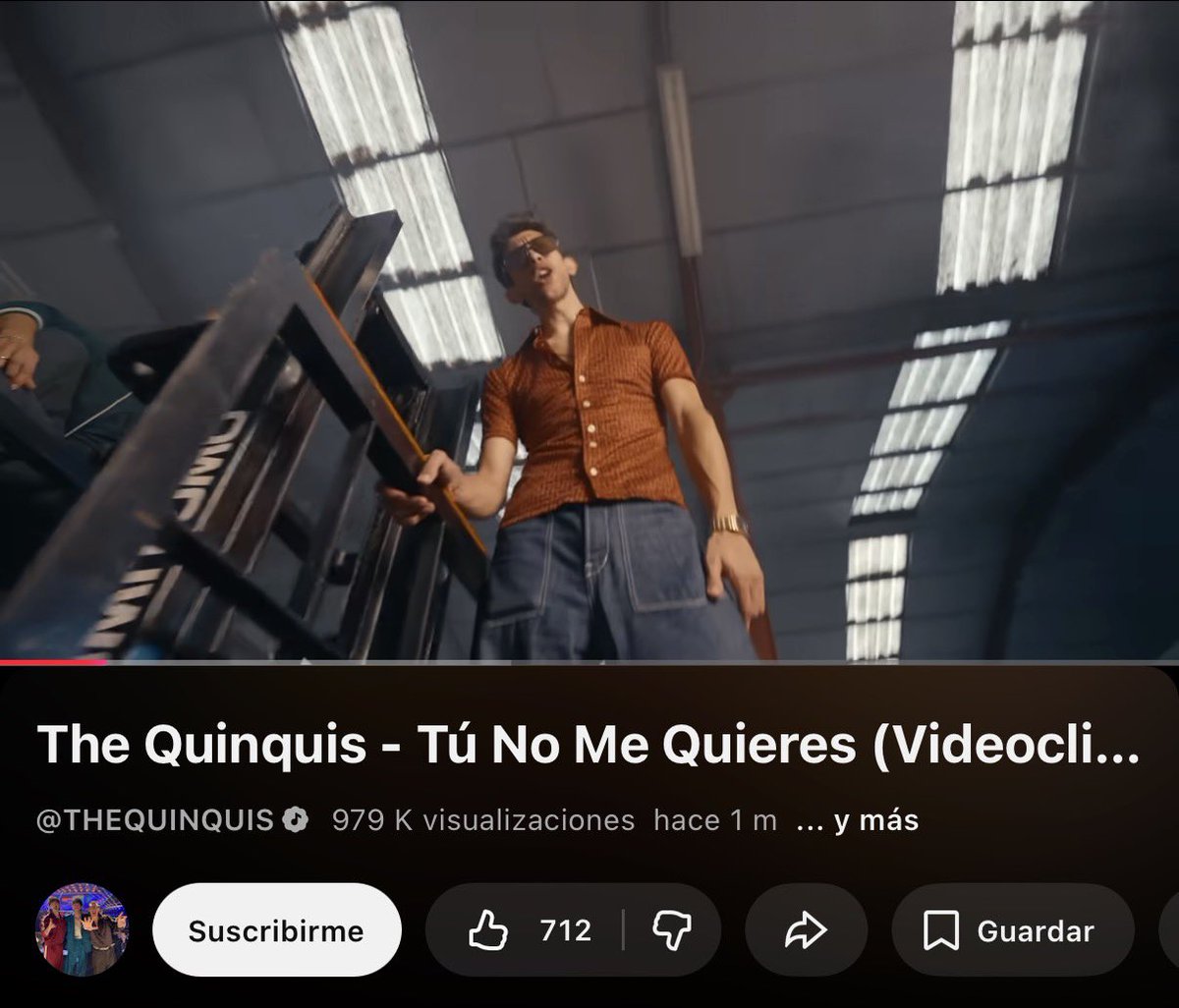 Oye que cojones es que el videoclip de the quinquis tenga casi un millón de reproducciones en youtube me he quedado helado xd
