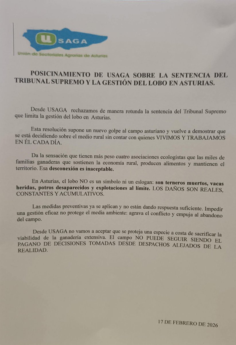 Dicen los #agrofachas que rechazan lo que dictamina la Justicia. Ya no sabemos si reír o llorar con los planteamientos totalitarios de estos cafres.