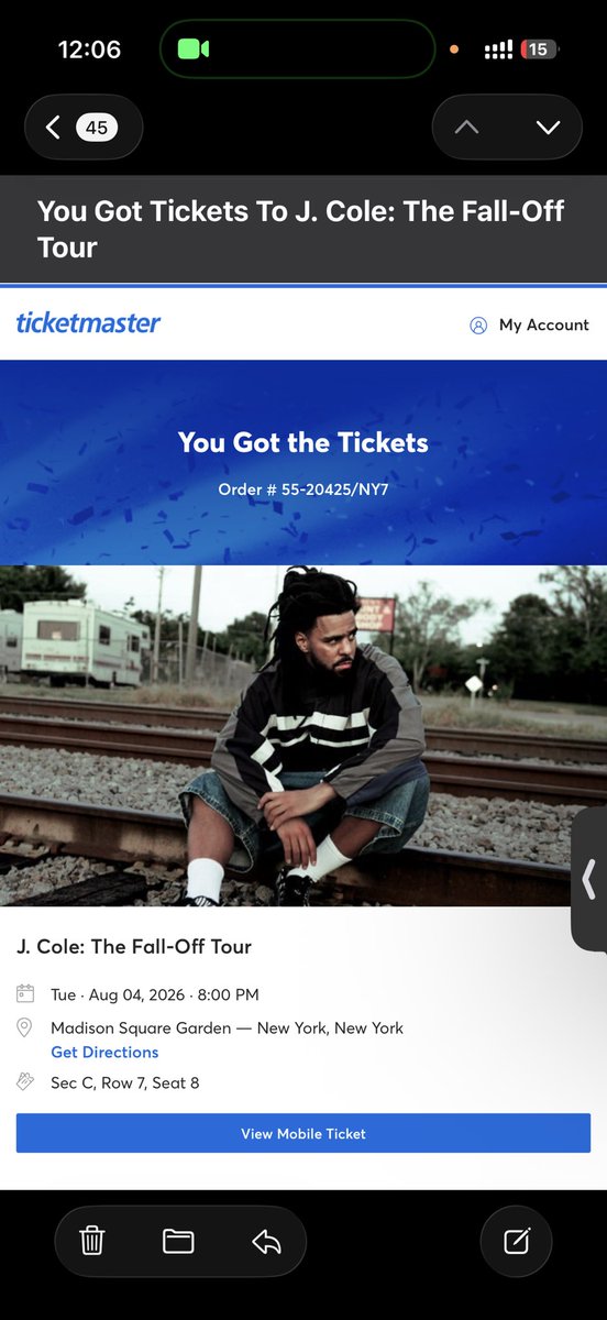 GmZombies2025's tweet photo. @KingOfQueenz 
@JColeNC 
See ya At the Garden !!!!!🫡🫡🫡 https://t.co/2s1sN2X7jV