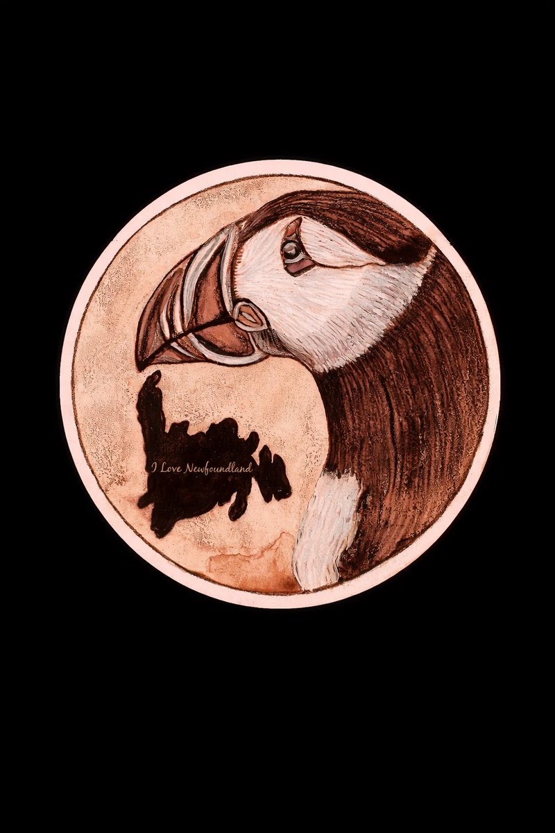 mueller6206's tweet photo. I’m from Newfoundland, Canada a place that feels like it was painted by magic itself.
The puffin is such a whimsical little soul. And yet, it belongs to us. To this rock. To this wild, enchanting island I call home.
#NewfoundlandArtist
#NewfoundlandCanada
#WhimsicalArt
#Fantasy https://t.co/llJdI7jlUA