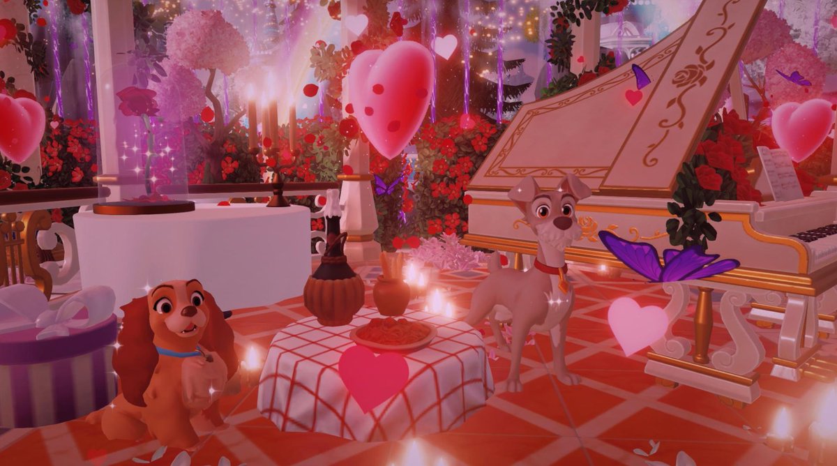 Participation dreamsnap "Romance Bella Notte"
Retrouvons Lady &amp; Clochard dans une ambiance romantique autour d'un joli dîner... 💞
<a href="/DisneyDLV/">Disney Dreamlight Valley</a> <a href="/DisneyDLV_FR/">Disney Dreamlight Valley FR</a> 

#DDV #DisneyDreamlightValley #Défi #Dreamsnap #RomanceBellaNotte