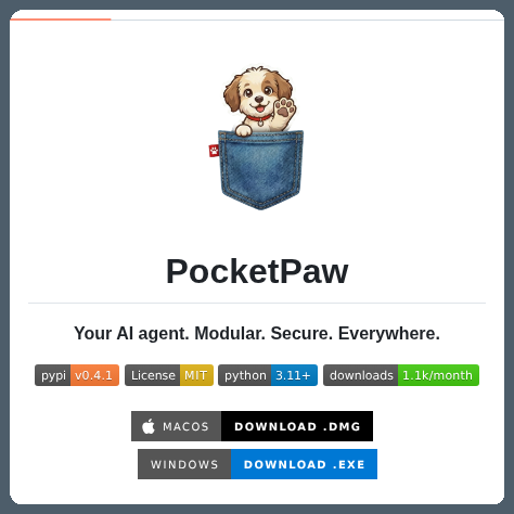 Self-hosted agent for messaging platforms

github.com/pocketpaw/pock…