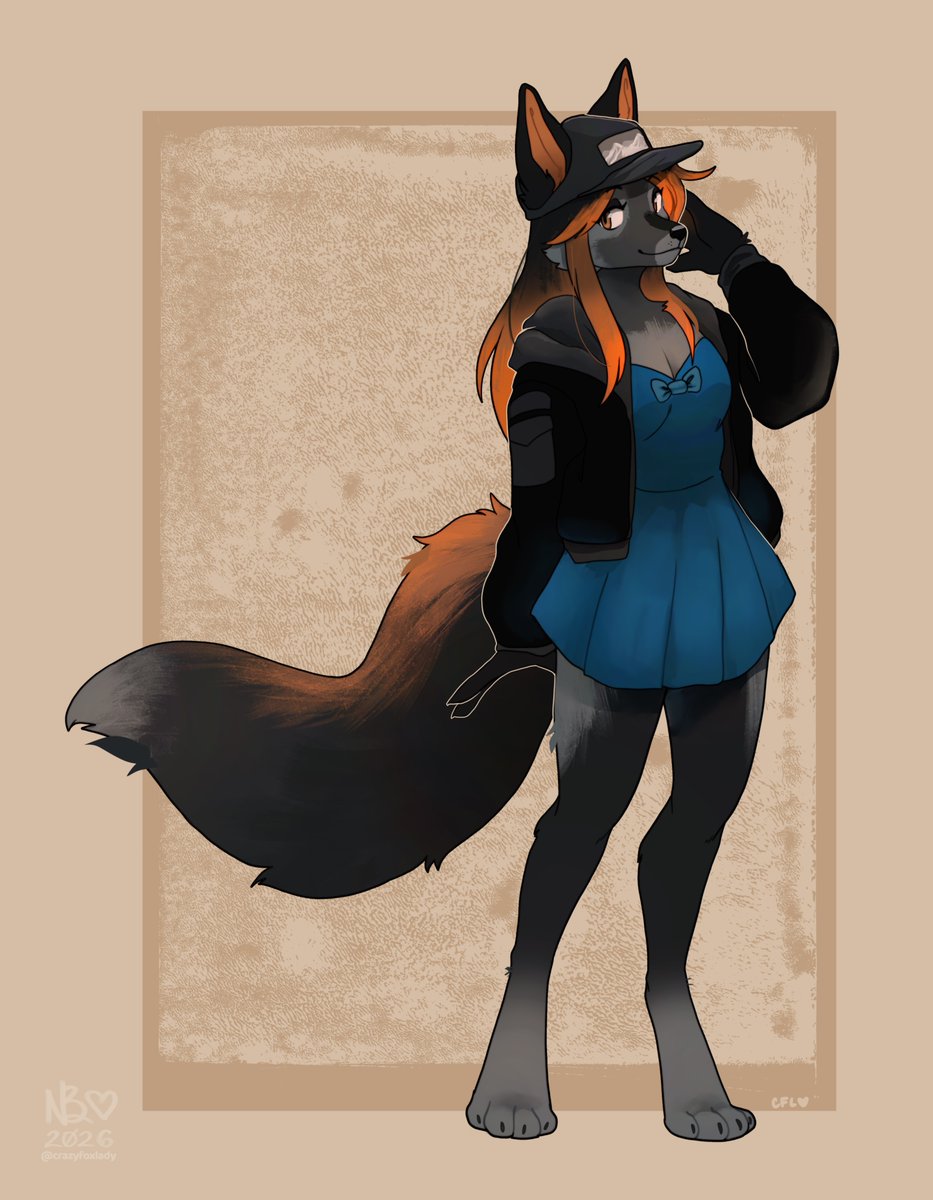 Cross foxes for the win <33 

For the lovely @//TheTinnyTea ! 
Thank you!