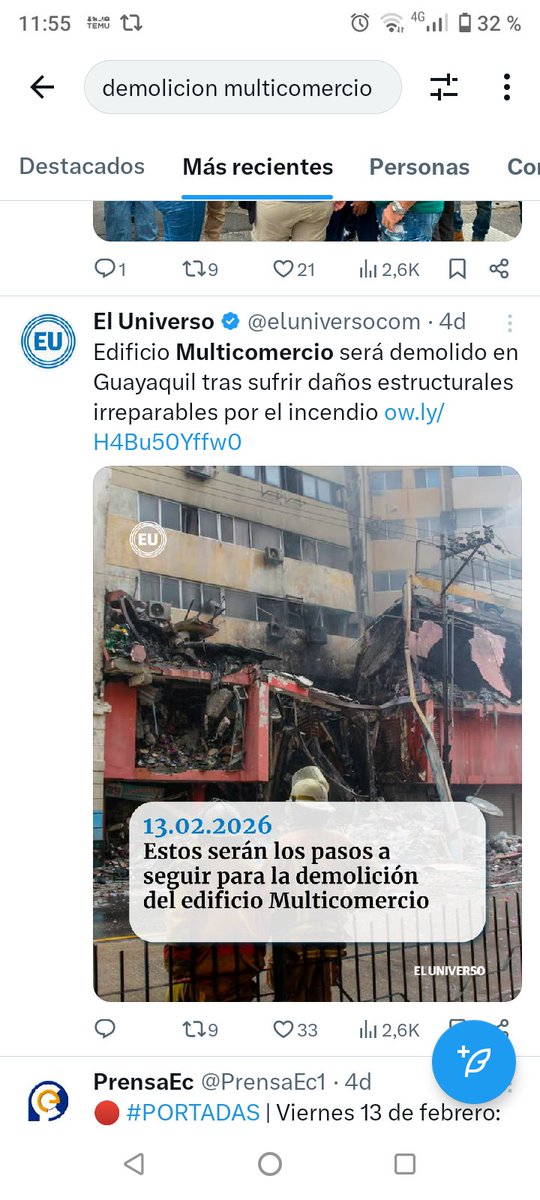 Es inaudito que <a href="/alcaldiagye/">Muy Ilustre Municipalidad de Guayaquil</a> cobre #demolición de #Multicomercio a #afectados que se quedaron sin nada, pero sí instala tarima para alcalde detenido. Dónde está #altruismo  #guayaco. <a href="/DanielNoboaOk/">Daniel Noboa Azin</a> <a href="/BomberosGYE/">Bomberos Guayaquil</a> <a href="/EcuavisaInforma/">Ecuavisa Noticias</a> <a href="/Wlaradioec/">WLa Radio</a> <a href="/DiarioExtraEc/">Diario Extra</a> <a href="/laviniavNoboa/">Lavinia V. Noboa</a>