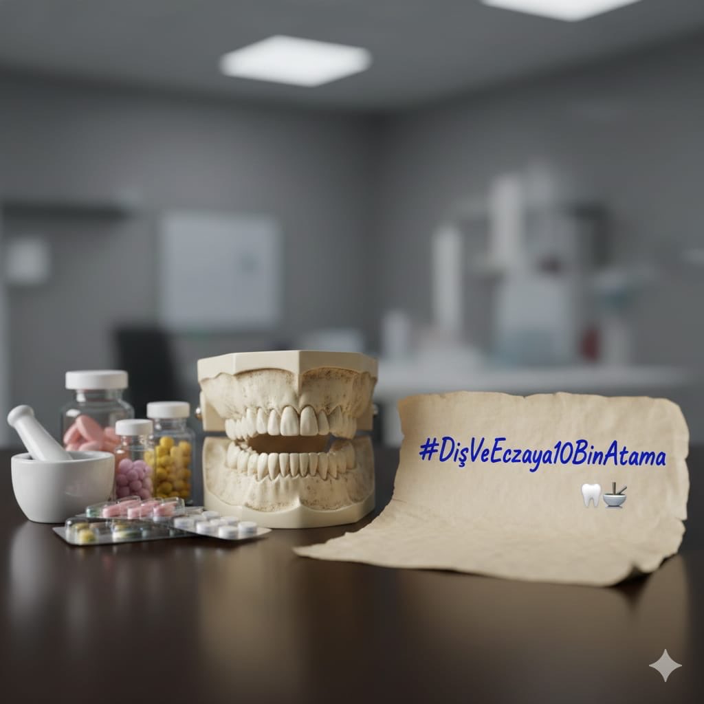 calidmr's tweet photo. Diş hekimleri atanamıyor, halk diş randevusu alamıyor. Çözüm: ATAMA! #DişVeEczaya10binAtama https://t.co/75D2vJF9Ml