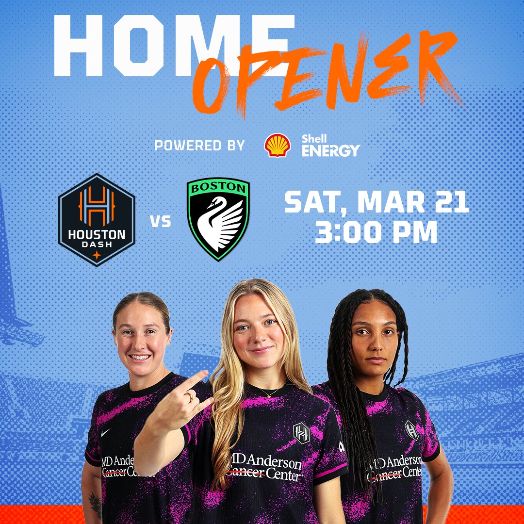 HoustonDash's tweet photo. H-Town, Prove It with us at our home opener on March 21 🤘

🎟️ https://t.co/Bz328yKStf https://t.co/q1VCoR8HM8