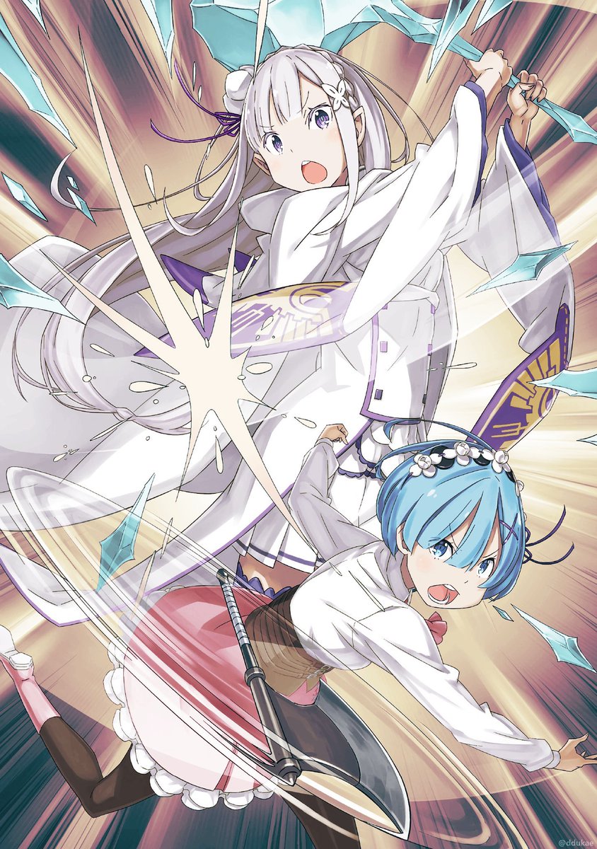Rem Fight Arc 10 Spoilers #rza10 I hope we get another Rem and Emilia team up ...
