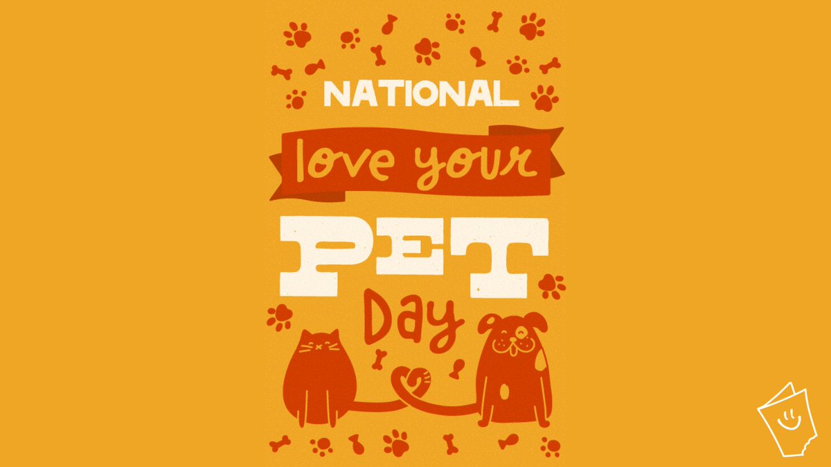 Happy #NationalLoveYourPetDay from CardSnacks!🐶🐱
How do you show your pets love?❤️
Retweet to be entered into our weekly drawing for a 25$ Gift Card of your choice! 🤑💸#Giveaway