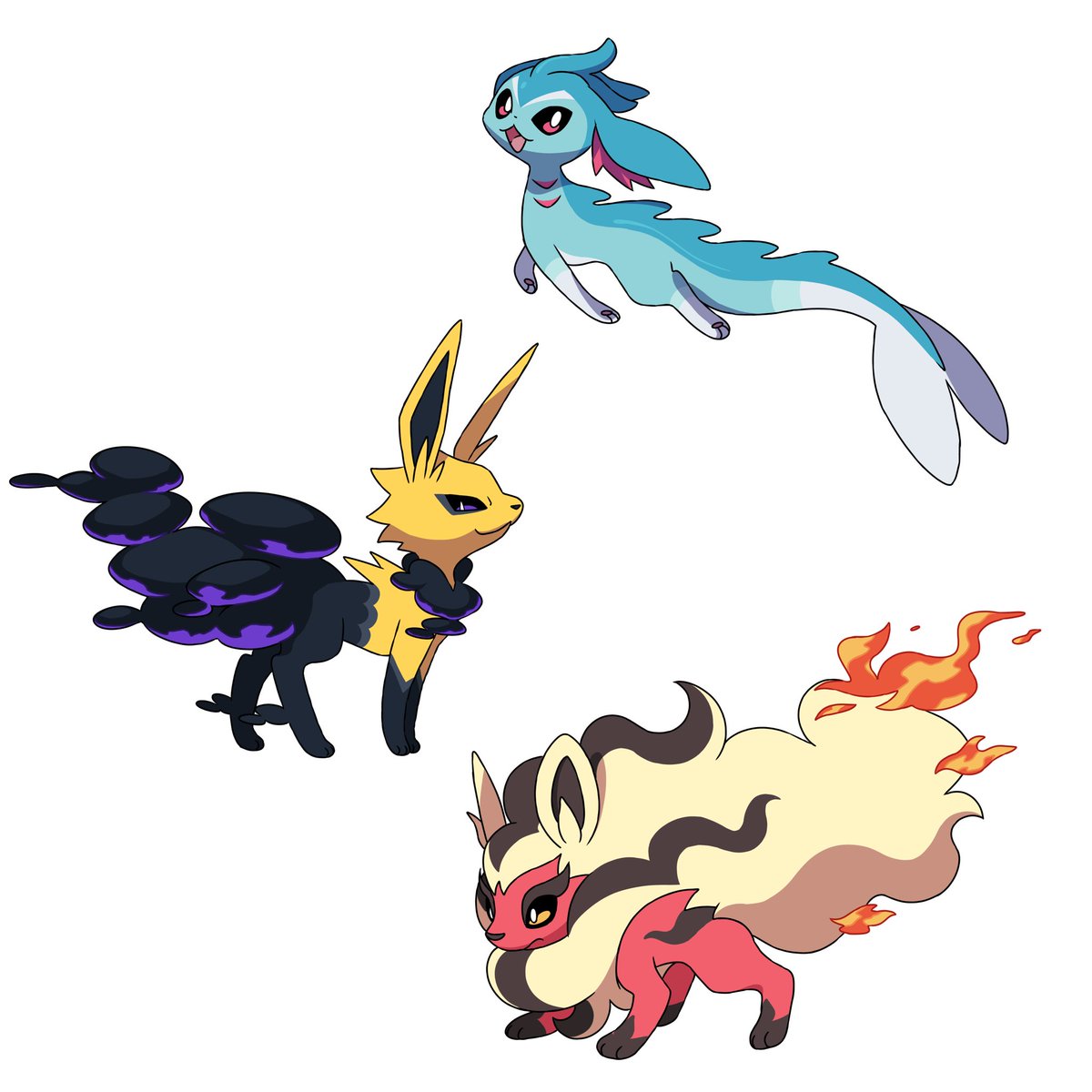 Red_brb's tweet image. Giving Gen 1 a modern look is difficult because you quickly lose the pkmn's "aura" especially when it comes to iconic pkmn like this, but I'm glad with the result, although there's definitely room for improvement 

#Pokemon #pokemonart #fakemon