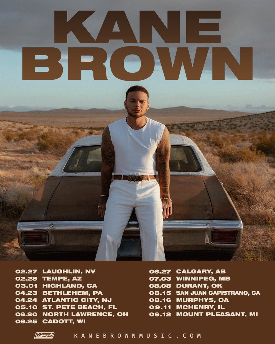 kanebrown's tweet photo. new shows added 🔥 pre-sale starts 2/18 at 10am local with code KB2026 https://t.co/n4TTlIPqRj https://t.co/9h3a1NSKmS