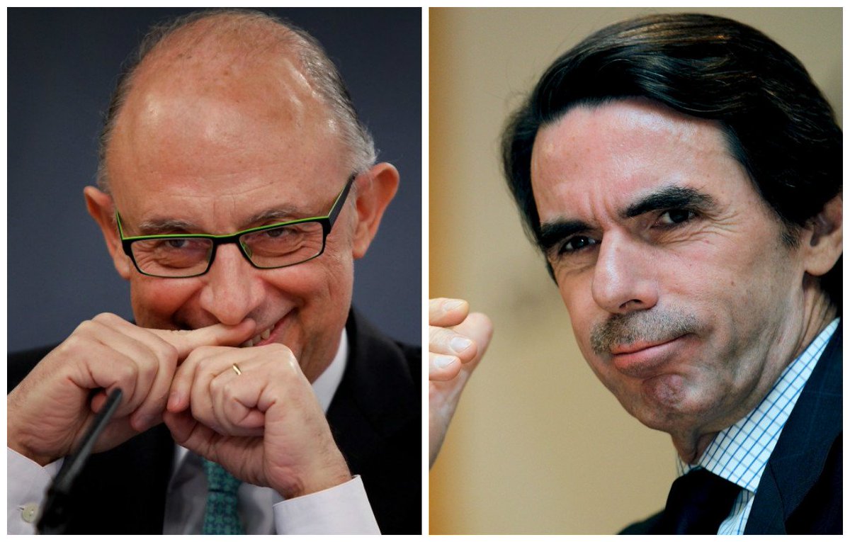 AntnMartnLpez1's tweet image. Aznar implicado en el caso Montoro 
transfirió más de 35.000 dolares al equipo económico del despacho de Montoro @El_Plural 
EL QUE PUEDA HACER QUE HAGA 
yo RT este personaje está en todas las salsas 
EL KARMA