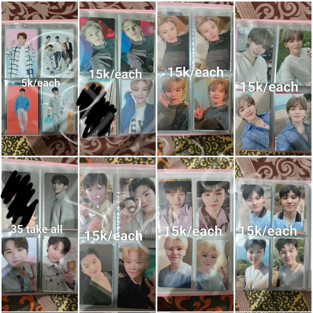 djihoonlee's tweet photo. wts // want to sell
photocard seventeen karna udah stop collect

prefer take all / take banyak (bisa nego lagi)

・ready kamar
・incl packing
・not for sensitive buyers

📍kaltim

wts seventeen svt pc woozi, aab woozi, woozi beret, woozi grid https://t.co/CkN8qYbTio