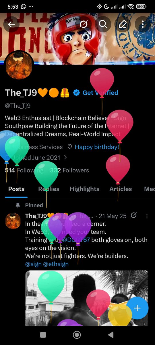 The_Tj9's tweet photo. Today I celebrate another year of growth,discipline,and purpose 🍊
Just like my journey with @Sign,every year is about showing up consistently,building credibility,and becoming stronger over time. https://t.co/TL8vZPATMP