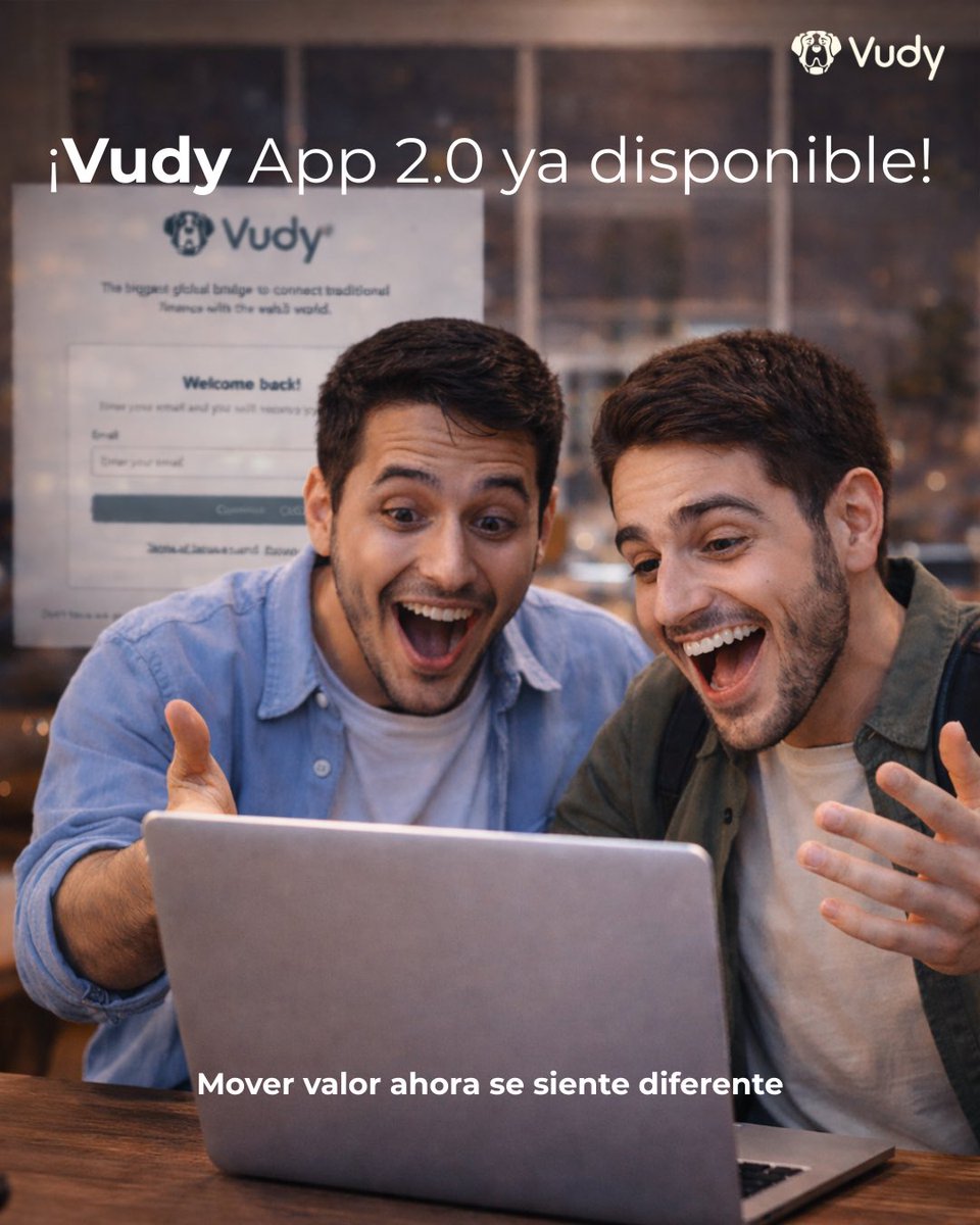 Se acabó la espera…

La app de Vudy ya está activa.

Crea tu usuario.

 Nos vemos dentro. ⚡️🐾

#WithVudy