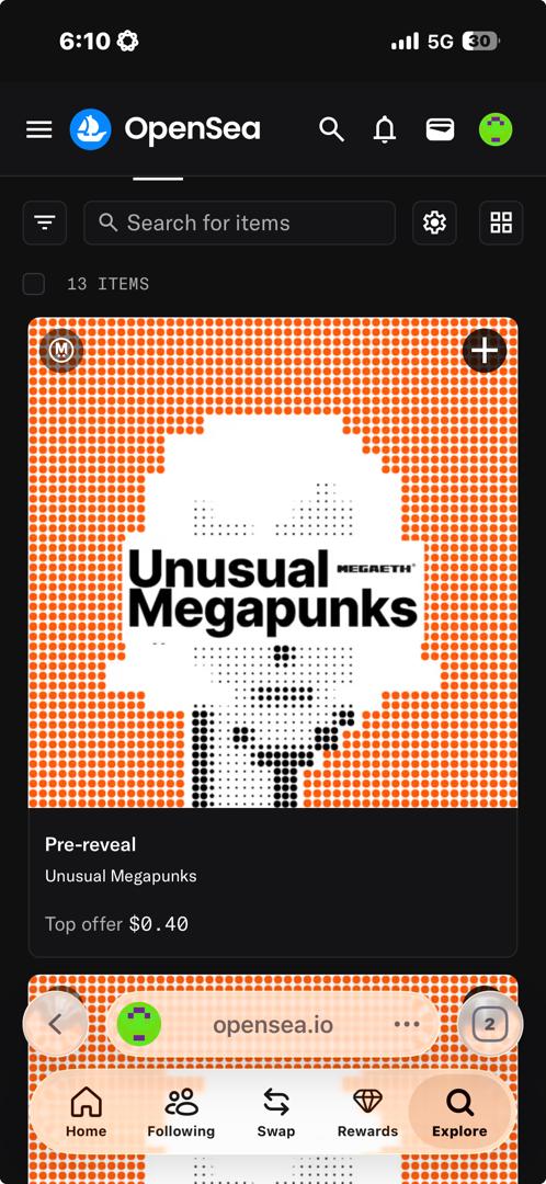 My community and I minted <a href="/Unusualpunks/">Unusual Megapunks</a> 🫡
let's fucking go