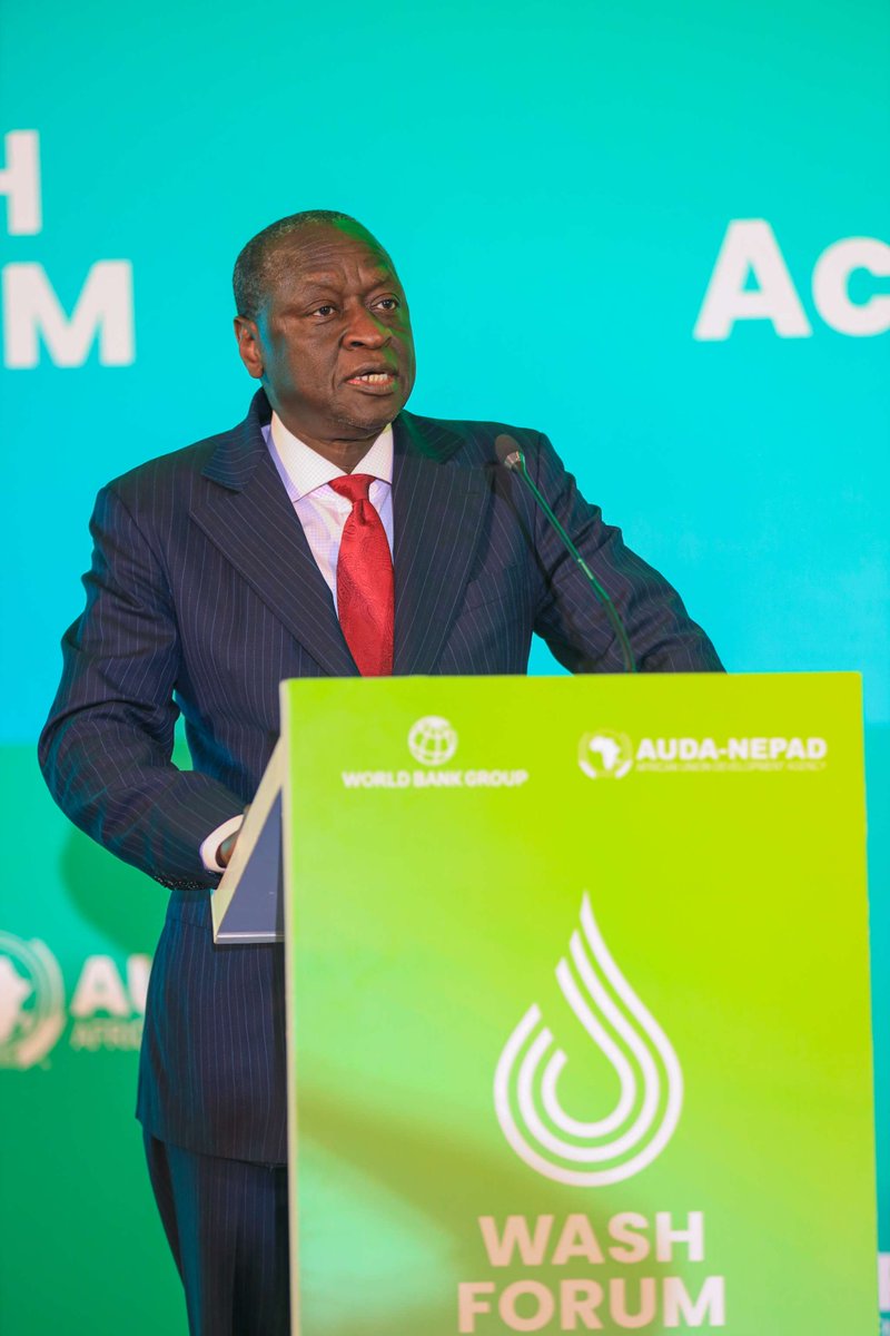 ousmane_diagana's tweet photo. Accelerating water, sanitation & hygiene access is vital for Western & Central Africa’s development. At the #WASHForum Ministerial Roundtable, part of #AUsummit, I highlighted how we can move faster, together. WASH is urgent, about people & it delivers powerful economic returns. https://t.co/7YNB38RYGq