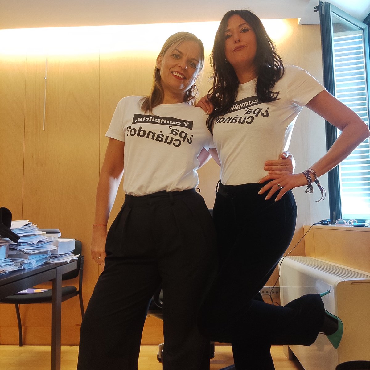 Acto "Nuestra Constitución más longeva" en el Congreso 

Y nosotras nos preguntamos 
¿Y cumplirla pa cuándo?