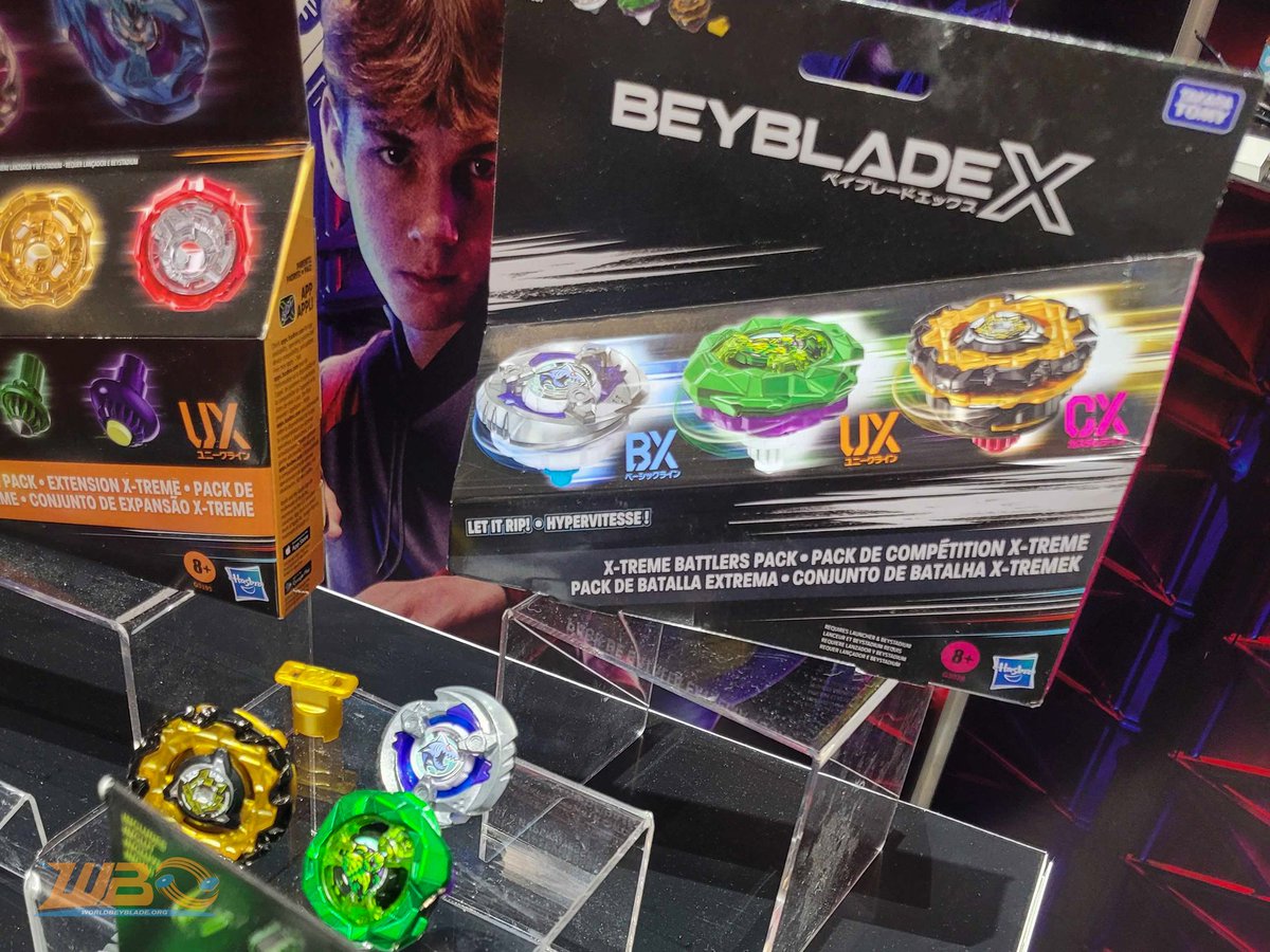 worldbeyblade's tweet photo. BLADERS AND BEY FANS! We are excited to report to you live from New York Toy Fair! Here is a thread of the upcoming releases! https://t.co/d3l0Ryfsbp