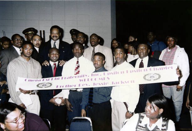 1400Klub's tweet photo. Today The 1400 Klub, remembers the incredible Rev. Jessie Jackson and his unforgettable moments at Jackson State University. Swipe through to celebrate his legacy and the impact he made on our community! 💙 #THEEiLove
 #RememberingJessie #JSU #1400Klub https://t.co/HlQrbxQdfF
