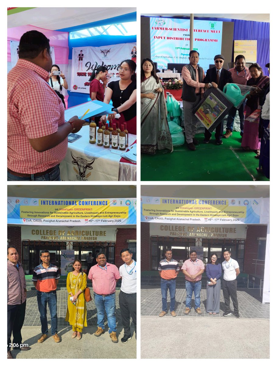 ARPANBHOWMIK15's tweet photo. Today I spent some wonderful moments in the   INTERNATIONAL Conference  on Himalayan GREENPRINT: Fostering Innovations for Sustainable  Agriculture, Livelihoods and Entrepreneurship through Research and Development in the Eastern Himalaya held at CAU, Pasighat https://t.co/RCd2avKf2Q