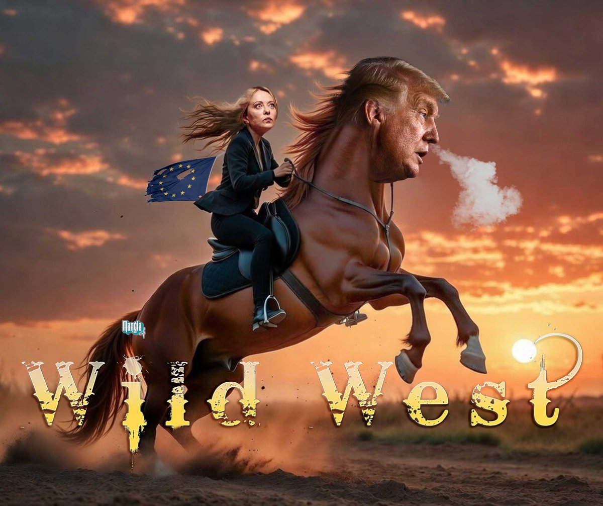 Occidente selvaggio. Ovvero, l’impresa impossibile di Giorgia: rimanere in sella su un cavallo imbizzarrito.