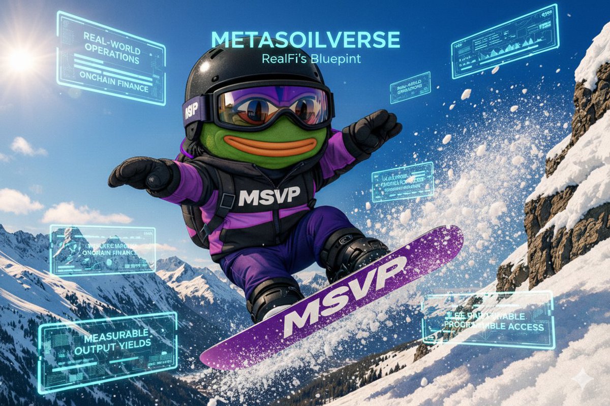 GN CT 😴

Enough for the day time to have some rest 

But before going to bed let's preach $MSVP one more time 

The next wave of DeFi won’t be built on synthetic loops
It’ll be built on real productivity
<a href="/metasoilverse/">MSV Protocol</a> is creating a multi-layer protocol on BNB Chain that links