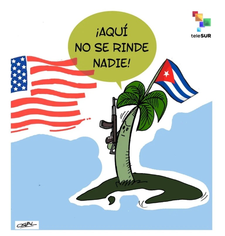 #CARICATURA | Los pueblos del mundo contra el bloqueo criminal