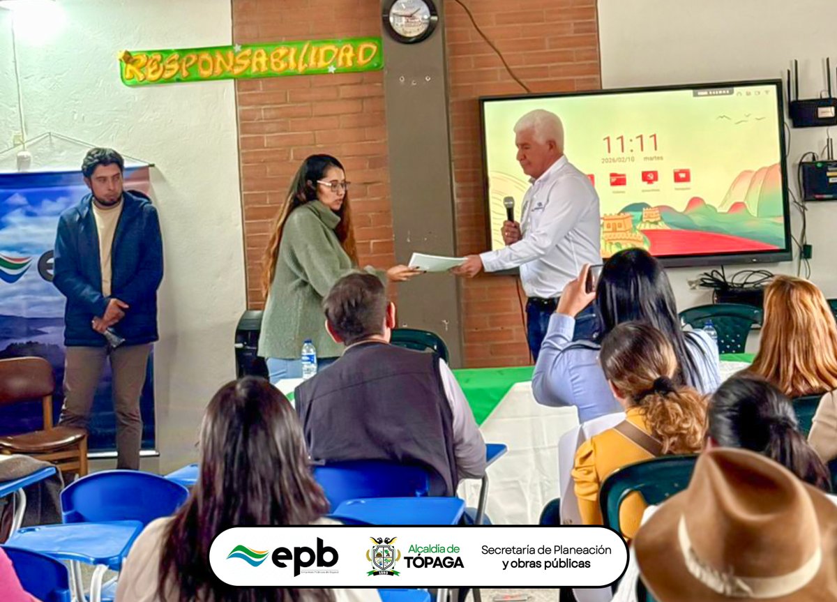 TopagaB's tweet photo. En el Centro Poblado de Vado Castro se llevó a cabo la suscripción del Acta de Inicio del contrato de consultoría N 003 de 2025 para el mejoramiento y construcción del acueducto del Centro Poblado Vado Castro, en la Vereda San Juan de Nepomuceno del municipio de Tópaga – Boyacá. https://t.co/MeQGpxwE2P