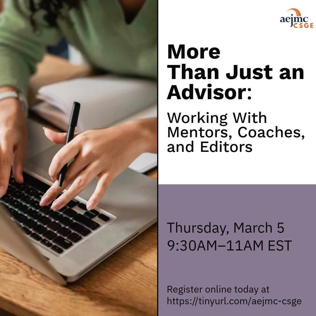 Graduate Education Commission (AEJMC) tweet media