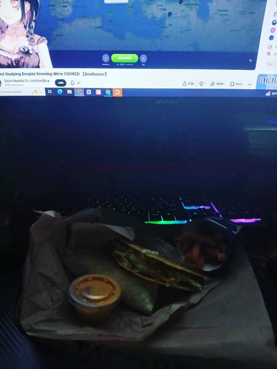 ordealmeal's tweet photo. Reply for Chick-fil-A with Lumi, or Like for Taco Bell with Shiori Novella.
#Ordeal #Foodpicks https://t.co/QoRkYikdvB